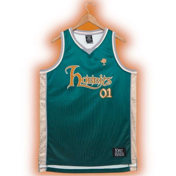 Lord of the Rings Hobbits Basketball Jersey - Picture 1 of 10